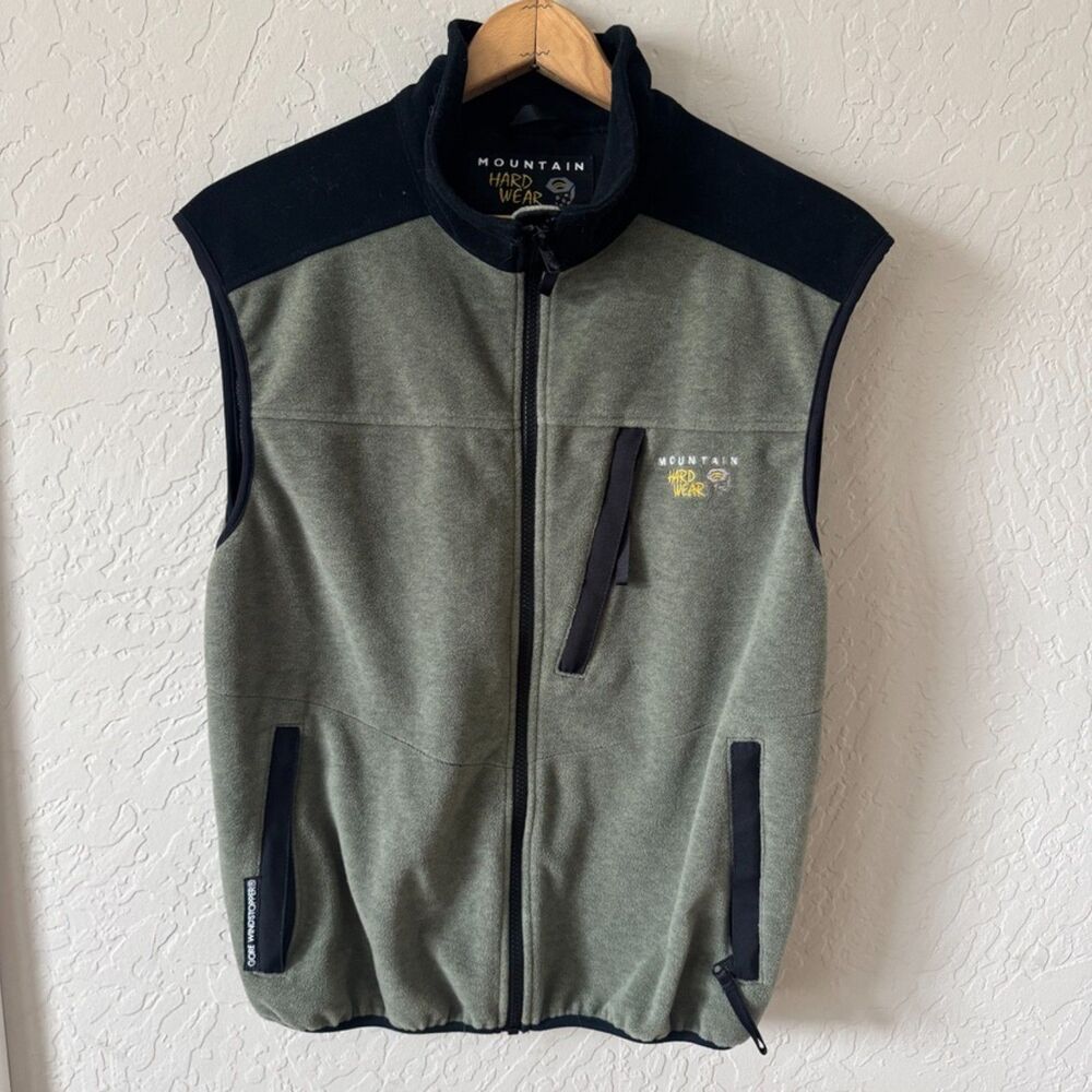 Mountain Hardwear Green Tech Fleece Windstopper Vest Large